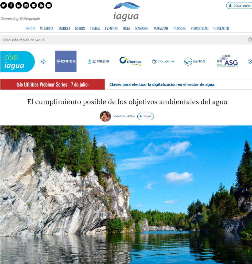 El cumplimiento posible de los objetivos medioambientales del agua