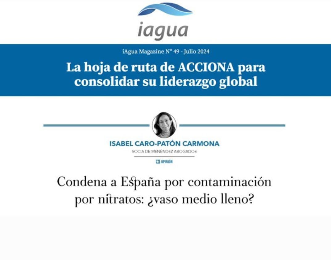 Condena a España por contaminación por nitratos: ¿vaso medio lleno?