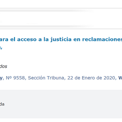 Dificultades prácticas para el acceso a la justicia en reclamaciones del IVPEE.