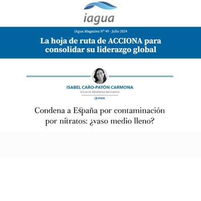 Condena a España por contaminación por nitratos: ¿vaso medio lleno?